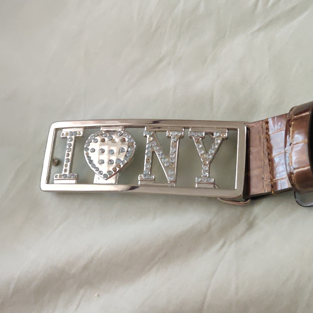 I Love NY Brown Belt